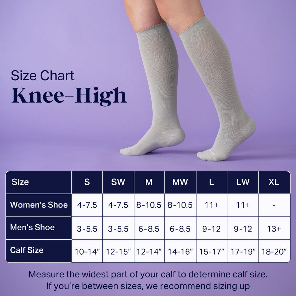 Knee-High Compression Socks – Solid