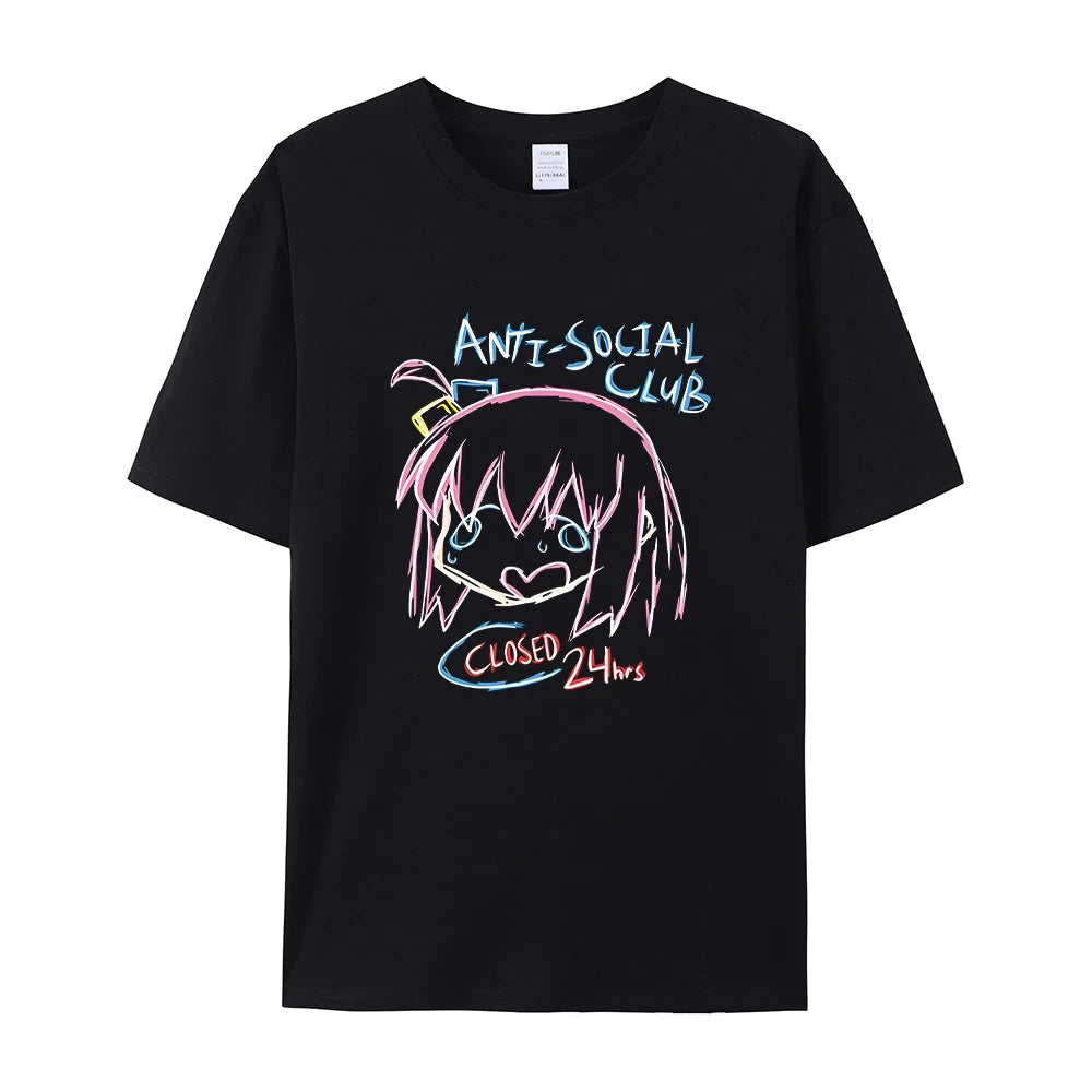 Men's Pure Cotton T-Shirt Fashionable Printed Casual Short Sleeved Top Suitable For Commute Street Style Hip Hop Trendy Top