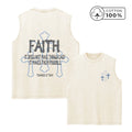 Men's Trendy Cross Print Retro Washed Vest Summer Fitness Everyday Commute Top Casual And Stylish Street Style Pure Cotton Vest