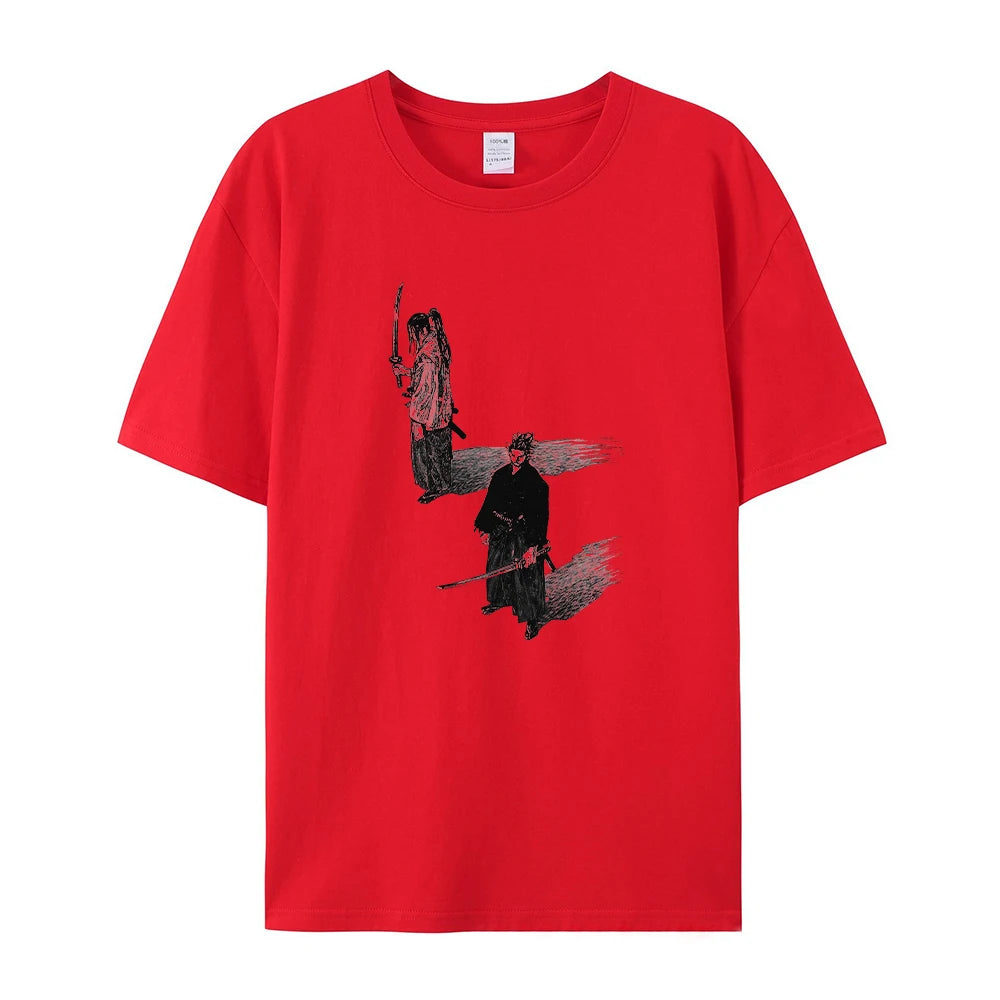 Summer Pure Cotton Printed Short Sleeved Shirt Comfortable And Breathable Suitable For Everyday Commute Loose And Casual Unisex