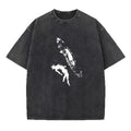 Summer Hot Sale Retro Washed T-Shirt Suitable For Everyday Outings And Commute Printed Short Sleeve Fashion Street Style