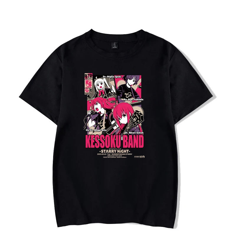 Classic Special TShirt Bocchi the Rock Gotou Hitori Manga Shirt Anime Comfortable Hip Hop Graphic T Shirt Short Sleeve Tees